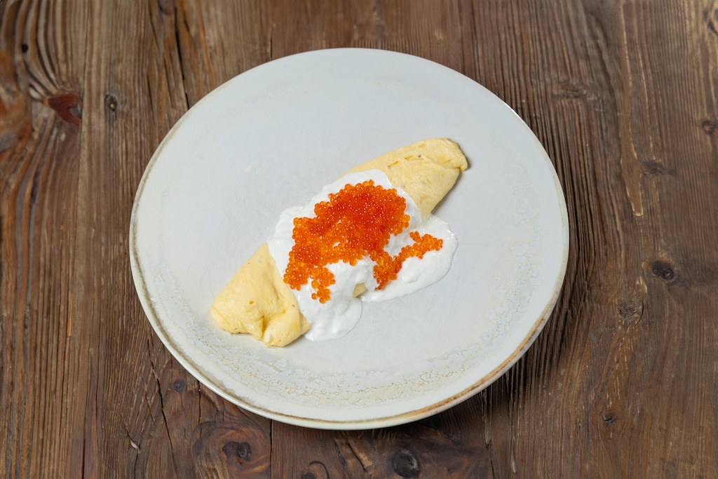 Omelette Le Franse: z łososiem i kawiorem